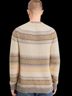 Discount Scotch & Soda GRADIENT COTTON STRIPES SWEATER BrownStripe