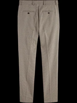 Clearance Scotch & Soda Irving - classic yarn-dyed chino AntraOffwhiteMiniCheck