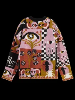Hot Scotch & Soda JACQUARD OVERSIZED PULLOVER FreeMindJacquard