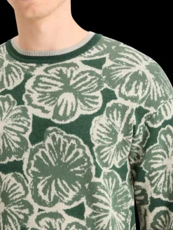 Clearance Scotch & Soda JACQUARD REGULAR FIT SWEATER SanFranFlower