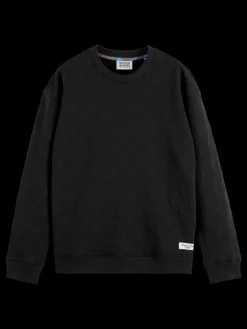 Fashion Scotch & Soda Jacquard regular fit sweatshirt Black