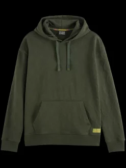 New Scotch & Soda Jacquard terry hoodie