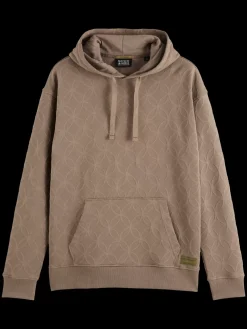 New Scotch & Soda Jacquard terry hoodie