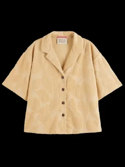 Clearance Scotch & Soda JACQUARD TOWELING CAMP SHIRT