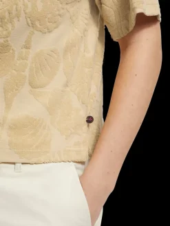Clearance Scotch & Soda JACQUARD TOWELING CAMP SHIRT
