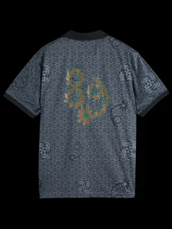 Clearance Scotch & Soda JOE JONAS X SCOTCH SODA ALL OVER PRINT FOOTBALL JERSEY Anthracite