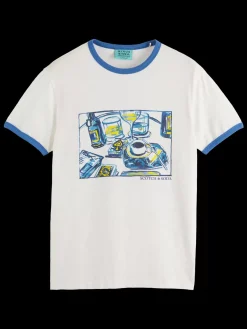 Best Scotch & Soda JOE JONAS X SCOTCH  SODA RINGER T-SHIRT