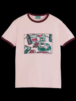 Best Scotch & Soda JOE JONAS X SCOTCH  SODA RINGER T-SHIRT