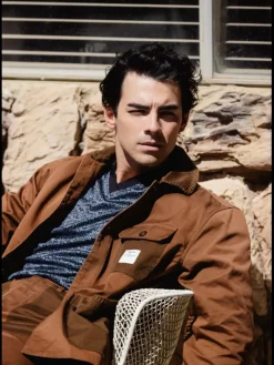 New Scotch & Soda JOE JONAS X SCOTCH SODA STRAIGHT FIT TWILL CHINO Bison