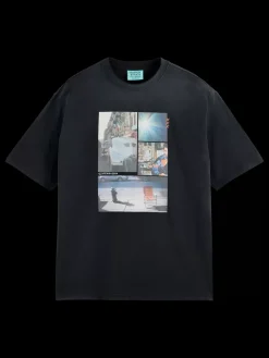 Online Scotch & Soda JOE JONAS X SCOTCH SODA WASHED PHOTO PRINT T-SHIRT