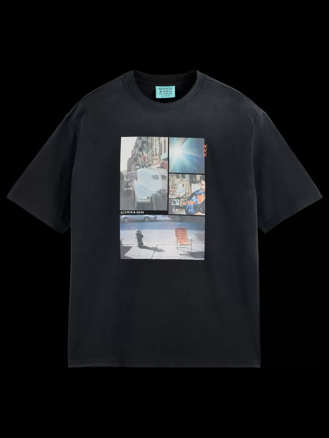 Online Scotch & Soda JOE JONAS X SCOTCH SODA WASHED PHOTO PRINT T-SHIRT
