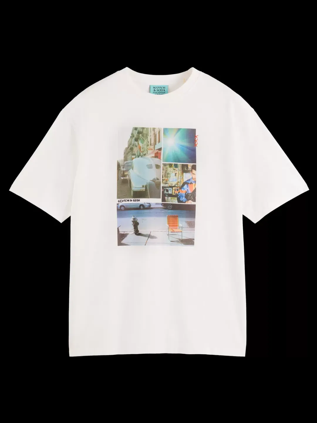 Online Scotch & Soda JOE JONAS X SCOTCH SODA WASHED PHOTO PRINT T-SHIRT