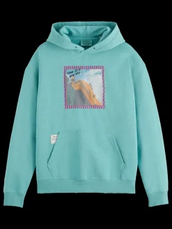 Outlet Scotch & Soda JOE JONAS X SCOTCH SODA WASHED ARTWORK HOODIE