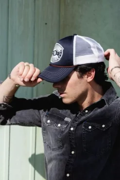 Clearance Scotch & Soda JOE JONAS X SCOTCH SODA WESTERN SHIRT - VINTAGE BLACK VintageBlack