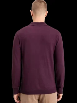 Discount Scotch & Soda KNITTED POLO LONG SLEEVE
