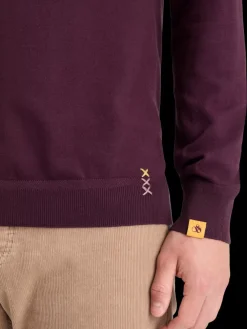 Discount Scotch & Soda KNITTED POLO LONG SLEEVE