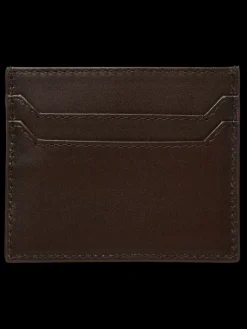 Online Scotch & Soda LEATHER CARDHOLDER Chocolate