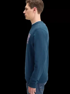 Outlet Scotch & Soda LEFT CHEST ARTWORK SWEATSHIRT