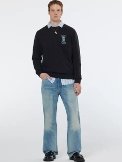 Discount Scotch & Soda Left chest artwork sweatshirt