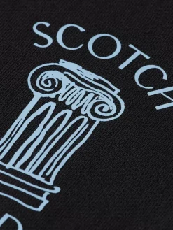 Discount Scotch & Soda Left chest artwork sweatshirt