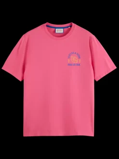 New Scotch & Soda Left chest artwork t-shirt