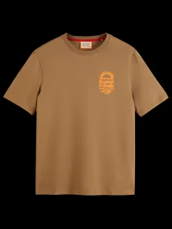 New Scotch & Soda Left chest artwork t-shirt
