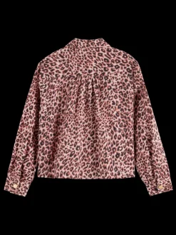 Fashion Scotch & Soda LIGHTWEIGHT FLANNEL SHIRT MiniLeopard