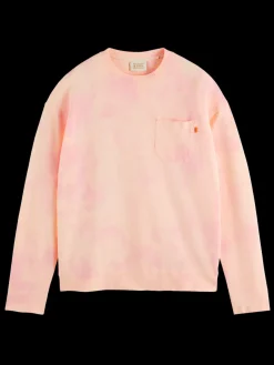 Best Scotch & Soda Lightweight washed neon sweatshirt
