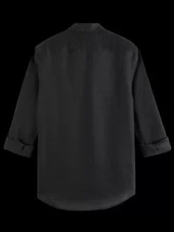 Hot Scotch & Soda Linen shirt with roll-up