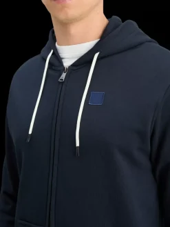 Online Scotch & Soda LOGO BADGE ZIP-THROUGH HOODIE