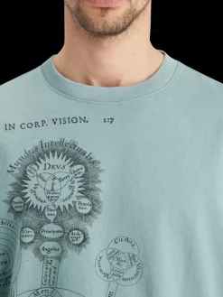 Online Scotch & Soda LOOSE FIT EMBASSY OF THE FREE MIND ARTWORK T-SHIRT