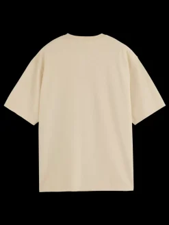 Online Scotch & Soda LOOSE FIT EMBASSY OF THE FREE MIND ARTWORK T-SHIRT