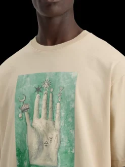 Online Scotch & Soda LOOSE FIT EMBASSY OF THE FREE MIND ARTWORK T-SHIRT