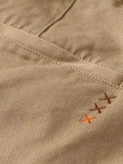Discount Scotch & Soda Loose tapered cotton-twill cargo pant DesertSand