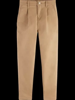 Clearance Scotch & Soda LOOSE TAPERED PEACHED CHINO Sand