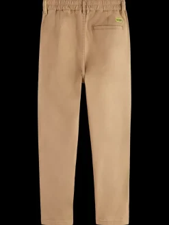 Clearance Scotch & Soda LOOSE TAPERED PEACHED CHINO Sand