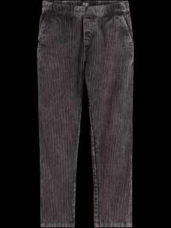 Hot Scotch & Soda LOOSE TAPERED WASHED CORDUROY PANT Charcoal