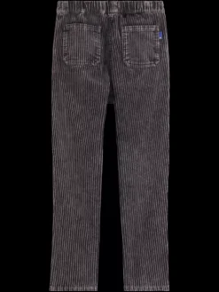 Hot Scotch & Soda LOOSE TAPERED WASHED CORDUROY PANT Charcoal