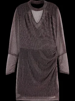 Fashion Scotch & Soda LUREX HIGH NECK MINI DRESS Berry