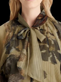 Outlet Scotch & Soda Lurex top PoetryTapestryMilitary