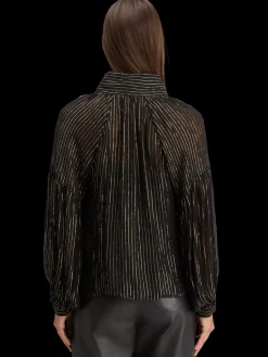 Hot Scotch & Soda LUREX TOP WITH BOW NECK