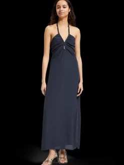 Sale Scotch & Soda MAXI DRESS WITH BRAIDED DETAIL Night