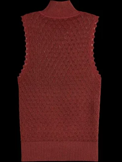 Outlet Scotch & Soda METALLIC POINTELLE KNITTED TANK