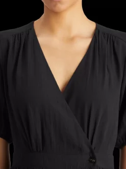 Discount Scotch & Soda Mini wrap dress EveningBlack