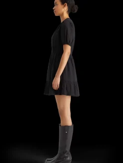 Discount Scotch & Soda Mini wrap dress EveningBlack
