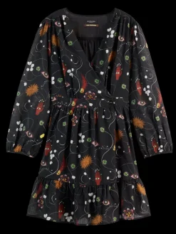 Fashion Scotch & Soda MINI WRAP DRESS
