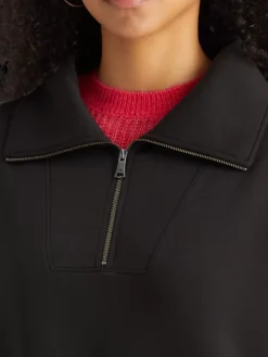Fashion Scotch & Soda MODAL UTILITY ZIP UP DRESS EveningBlack