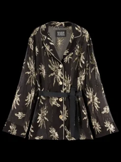 Sale Scotch & Soda MYSTIC SKY LUREX PYJAMA BLAZER MysticSkyLurex