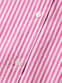 Fashion Scotch & Soda OVERSIZED POPLIN SHIRT IN FLUO PINK /WHITE STRIPE ComboS