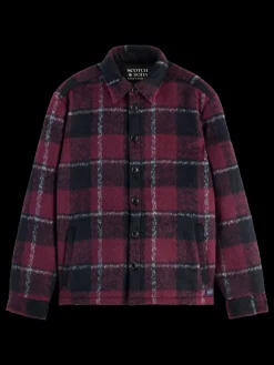 Sale Scotch & Soda PADDED FLANNEL OVERSHIRT RedCheck